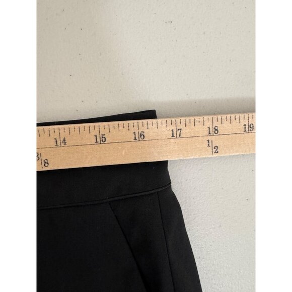 Banana Republic stretch wool blend straight leg trousers black sz‎ 10P - Picture 4 of 7